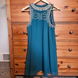 Altar'd State Teal Shift Dress
